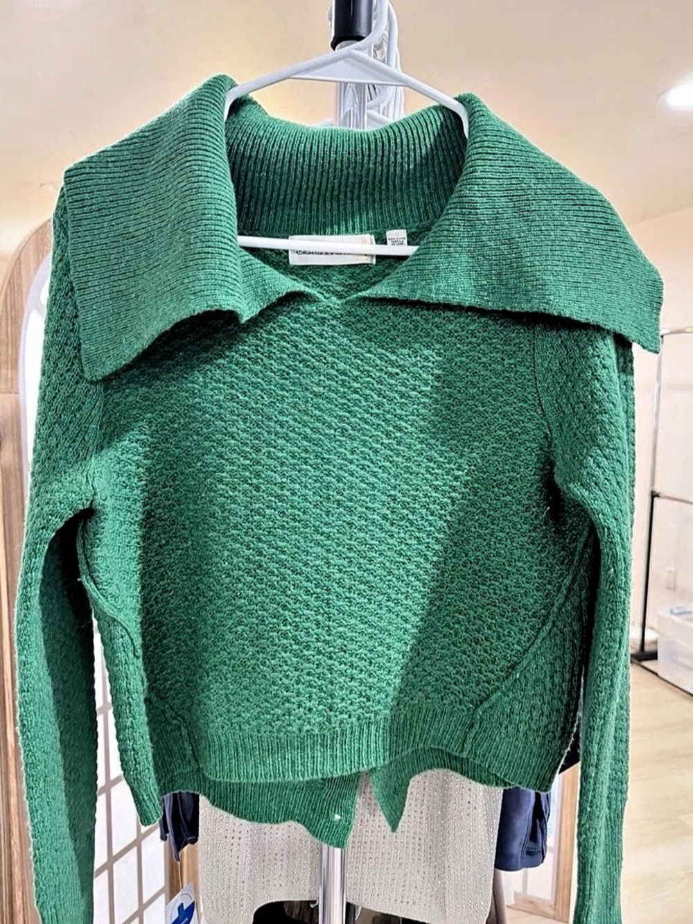 Green Knit Sweater